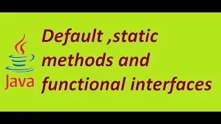 Functional Interface in java 8
