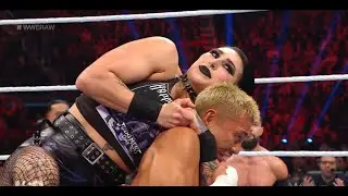 WWE Raw Rhea Ripley vs Akira MIXED GENDER MATCH 12/19/22
