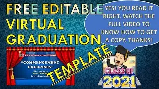 VIRTUAL GRADUATION SAMPLE TEMPLATE