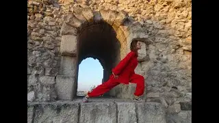 Бадуаньцзинь (8 кусков парчи), 5-е упражнение