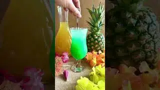 Blue Hawaii Mocktail Recipe 💙🌺🍹 #shorts #mocktail @Torani