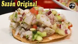 🌶️ ¡Viva México! CUARESMA al 💯 Como hacer CEVICHE de PESCADO MEXICANO ORIGINAL