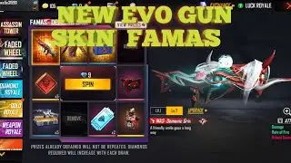 new famas demonic grin evo gun skin free fire #freefire #viral #raistar #gyangaming #feed #trinding