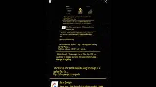 Google Star Wars Easter Egg on Chrome for Android