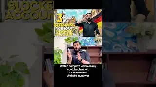 3 Ways to Study in Germany Without Needing a Blocked Account #studyingermany #khalid_munawar