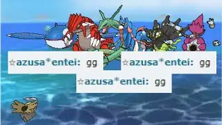 Wonder Guard Shedinja doing Wonders on Pokemon Showdown