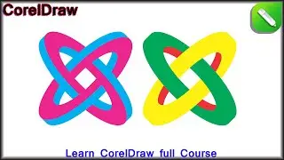 How to Make 3D Logo Design || Circle Design in CorelDraw || CorelDraw Tutorial in Hindi ||