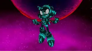 Sonic Frontiers : Cyber Super Sonic VS The End