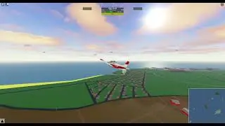 Roblox Pilot Training Flight Simulator. Flying the piper pa 28 and landing at Mellor airport.