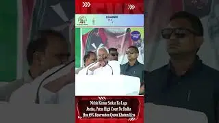 Nitish Kumar Sarkar Ko Laga Jhatka, Patna High Court Ne Badha Hua 65% Reservation Quota Khatam Kiya