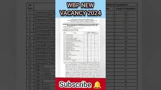 wbp new vacancy 2024| KP new vacancy|