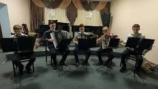 Ансамбль аккордеонистов и баянистов. Поппури на темы песен Б.Савельева