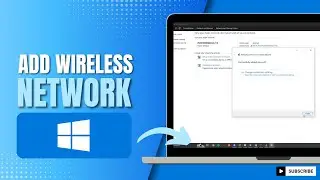 How to Add Wireless Wifi Network Manually On PC Or Laptop In Windows 10 / 11 (2024)