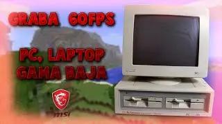 ESTE GRABADOR +60 FPS [PC, LAPTOPS MALAS] MSI AFTER BURNER