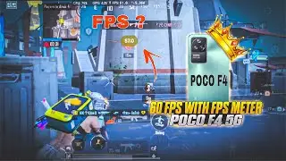 Poco F4 5g 60 fps BGMI Test with Fps Meter |Poco F4 Pubg Test 2025   