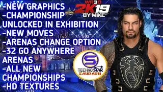 WR3D NEW 2K19 V.2 MOD BY MIKE | NEW FEATURES AND NEW MOVES | Link In Description