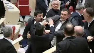 В грузинском парламенте подрались депутаты (новости) 