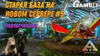 АРК Мобайл - Играем на хардкор сервере с подписчиками - Идем в данж с подписчиками - Noob to Pro #5