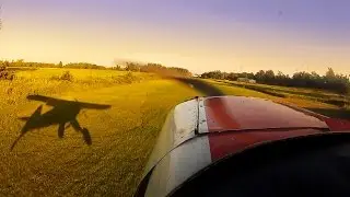 Super Cub - Finding Zen - Grass Strip - Tail Wheel Flying - Short Field Landing practice
