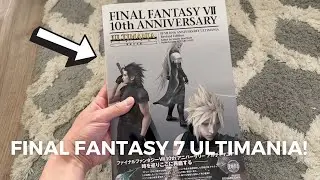 FINAL FANTASY VII 10TH ANNIVERSARY ULTIMANIA! | Final Fantasy 7 Artbook @tech.addiction