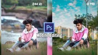 How to change background in Photoshop cc mobile app || HD photo editing toturial || Rafsan Editz||