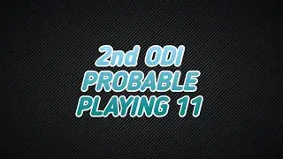 2 nd ODI PROBABLE PLAYING 11 IND VS AUS #video #viral #trending #cricketlover #our sport circle