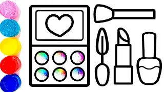 Drawing cosmetics for kids|Bolalar uchun kosmetika chizish|Рисование косметики для детей