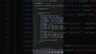 Form Tag | Html Css | 