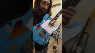Kurt Cobain Courtney Tele Blue Sunburst Nirvana guitar by Khristore