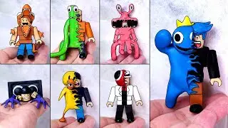 [ROBLOX] Making ORIGIN of the RAINBOW FRIENDS Sculptures Timelapse