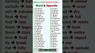 Antonym vs Synonym | Boost your English | 