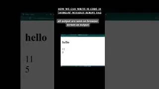 how to run javascript code |how to use write(),alert() | add javascript file externally ,internally|