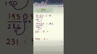 Cara mudah pembagian 5 🤓🤓😎 #belajarmatematika #trikmatematika #matematika #caramudahmatematika #