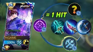 NEW DYRROTH TUTORIAL FOR 1 HIT🔥BUILD AND EMBLEM 2024 (must try damage hack!!)