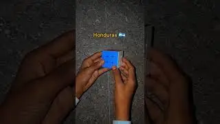 how to create Honduras 🇭🇳 flag in rubic cube 3x3