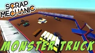 DESAFIO DE MONSTER TRUCK EN SCRAP MECHANIC!! Lomacs