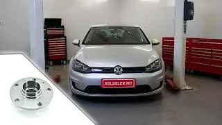 Volkswagen E-Golf(VII): Hvordan bytte hjullager bak - 2013 og nyere modeller