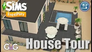 The Sims Freeplay- Poolside Pass House Tour [Sim Springs 3]