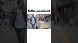Going to work on coffee