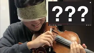 I Tried Playing RANDOM Violin Pieces BLINDFOLDED??
