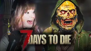 CRAZY First Playthrough and REACTION to 7 days to die with Twitch integration!