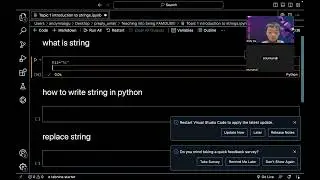 How to write strings and how it works in python