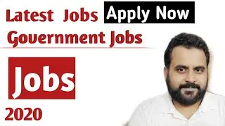 Jobs announced in Government of Sindh | Wapda | 2020