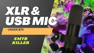 Shure SM7B style under $75 | Fifine K688 USB XLR Mic Demo