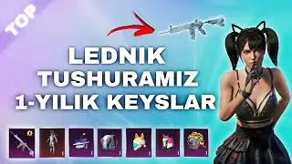 😉 1-YILIK KEYSLAR BILAN LEDNIK TUSHIRAMIZ / 🔥 PUBG MOBILE