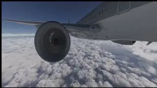 A350 1000 taxi takeoff cruise and landing #aviation #aircraft