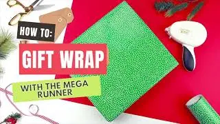 How to use the Xyron Mega Runner® for all your holiday gift wrapping.