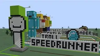 Domino in Minecraft, With YouTubers!