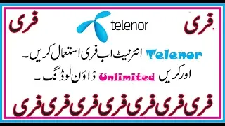 Telenor unlimted free internet trick