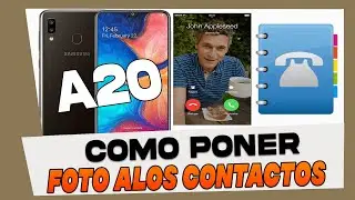 Como Poner Foto en los Contactos de Samsung Galaxy A20
